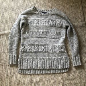 American Eagle Cable Knit Crewneck Sweater XS